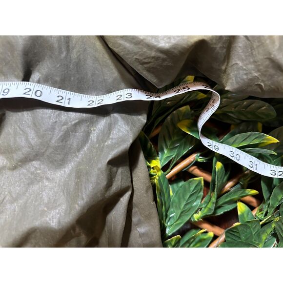 Barbour Green Waxed Durham Full Zip Jacket with Hood Size Medium - Picture 15 of 16